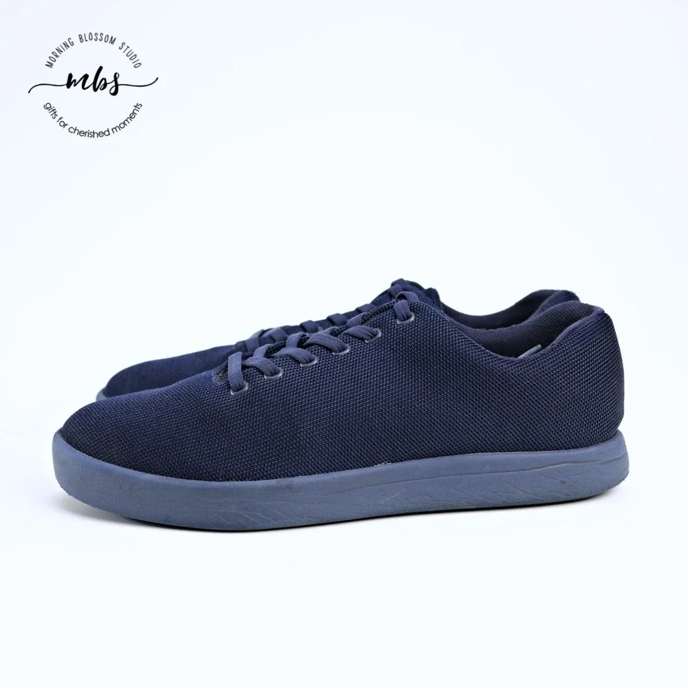 Atoms Model R40 Casual‎ Breathable Knit Sneakers Blue Men 11.75 Women 13.25
